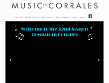Tablet Screenshot of musicincorrales.org